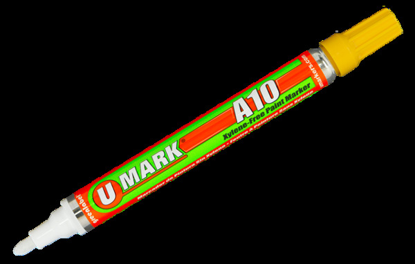 RRUMARK10105 WHITE INDUSTRIAL PAINT PEN